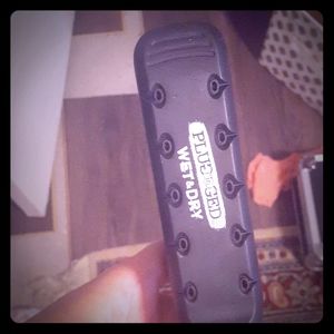 Plugged in wet and dry flat iron